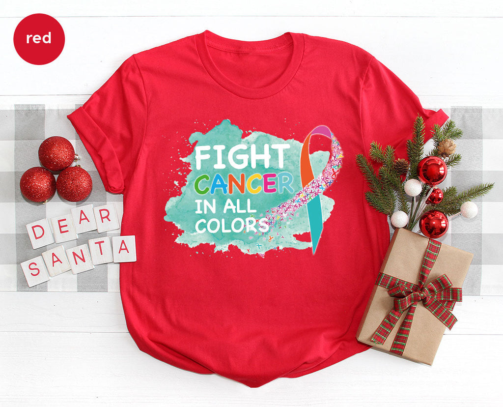 Fight Against Cancer Shirt, Warrior T-Shirt, With All Colors product image 41