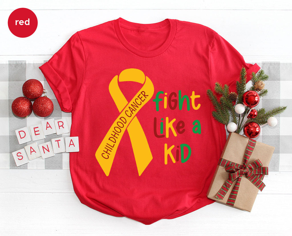 Fighting Like A Kid Shirt, Cancer Fight Childhood Canver product image 34