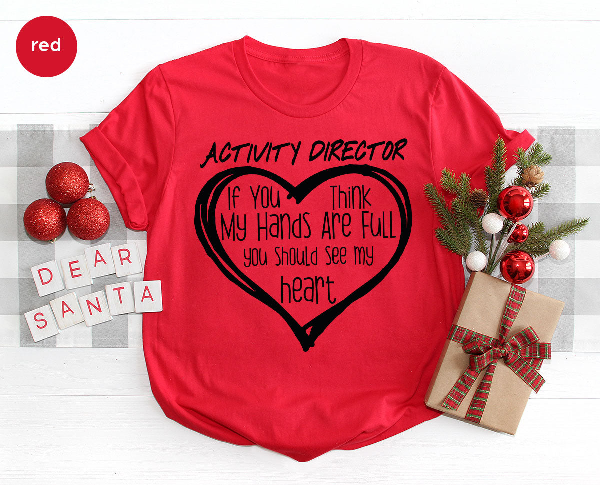 Activity Director Shirt, Love Heart Gift For Couples product image 36