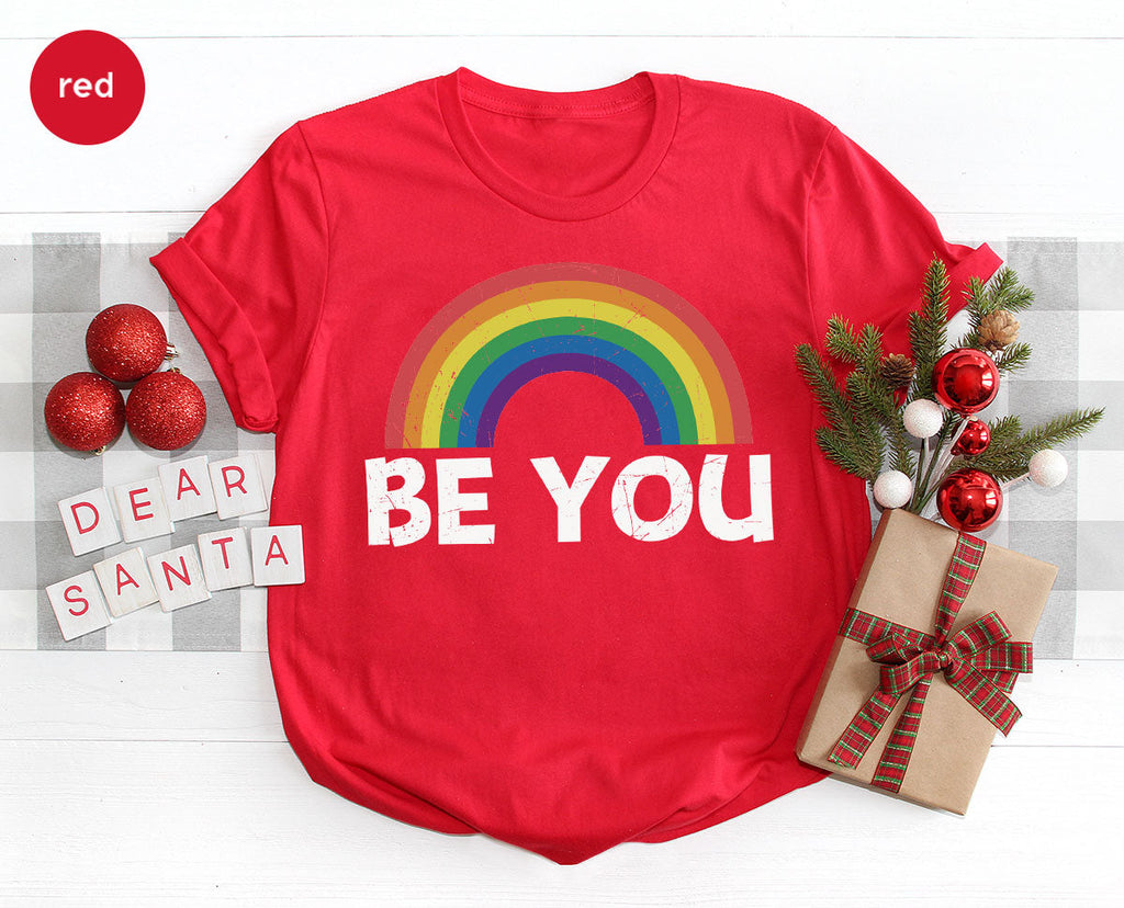 Rainbow T-Shirt, Be You Shirt, LGBT Pride product image 43