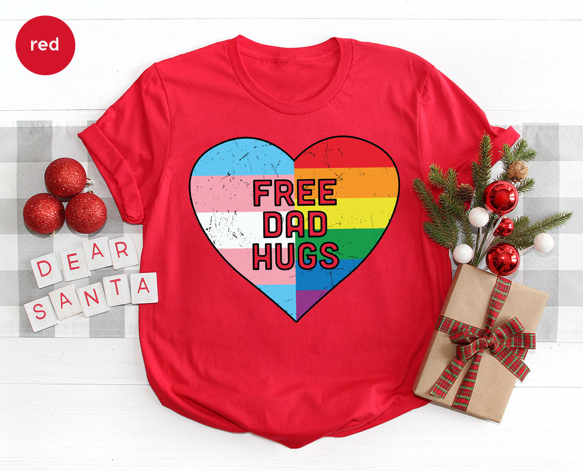 Free Dad Hugs Shirt, LGBT Pride T-Shirt product image 49