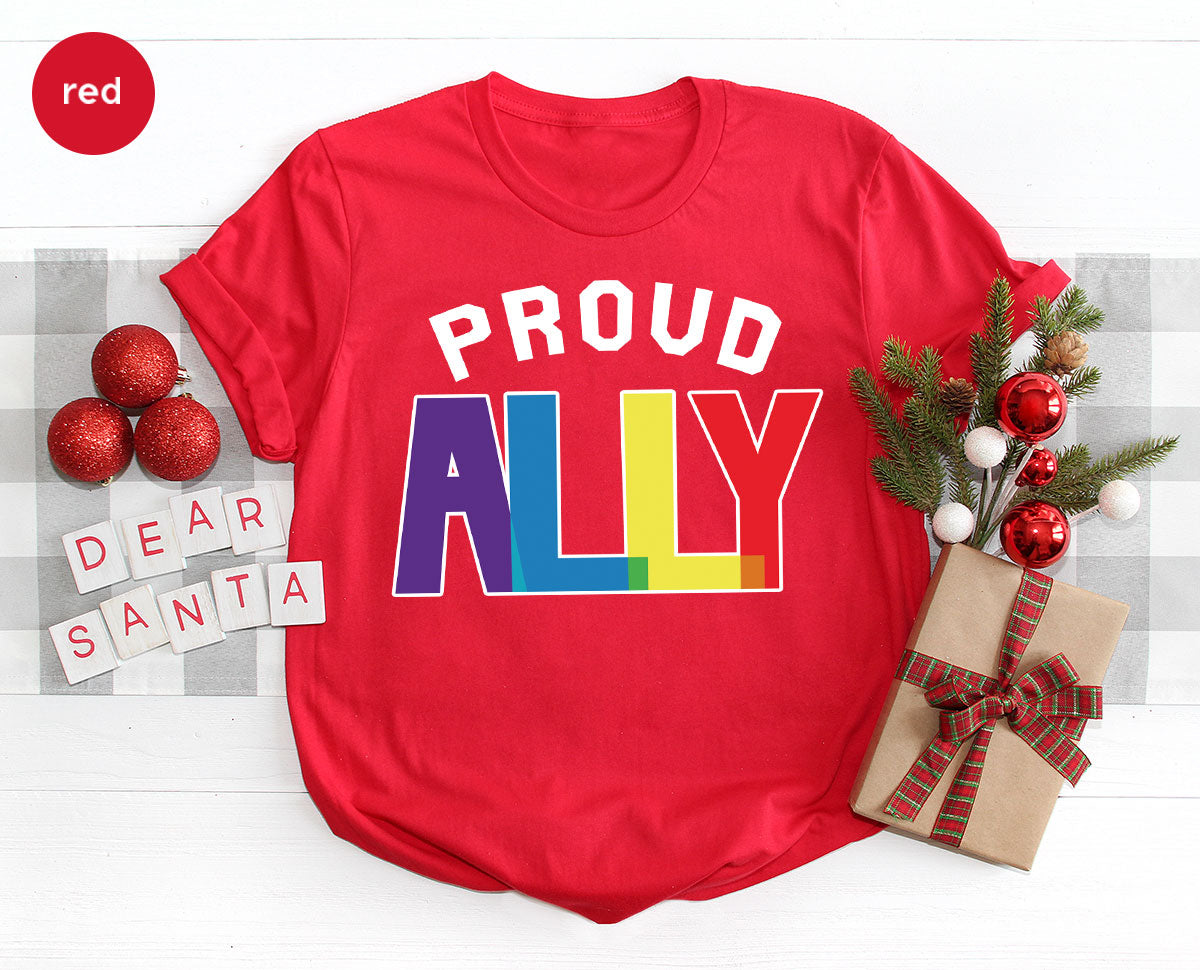 Proud Ally Shirt, LGBT T-Shirt, Tee product image 49