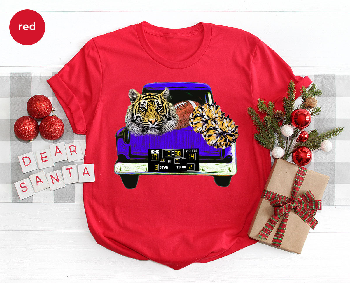 Football Truck Shirt, Tiger Graphic Tees, Mom TShirt, Gifts product image 64