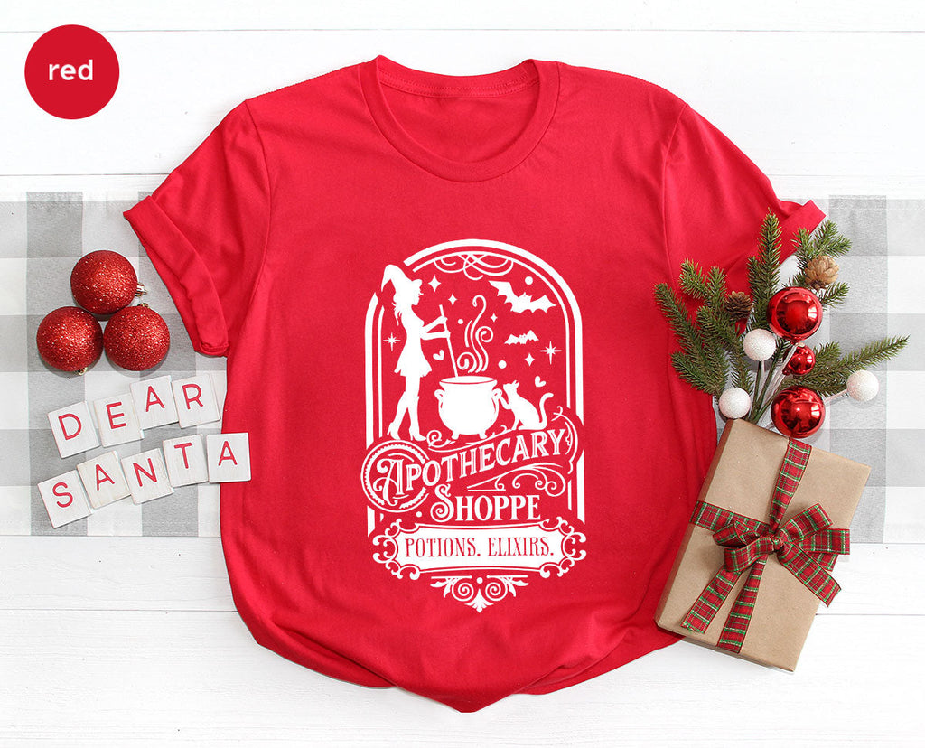 Funny Witch Shirt, Halloween Party Tshirt, Apothecary product image 108