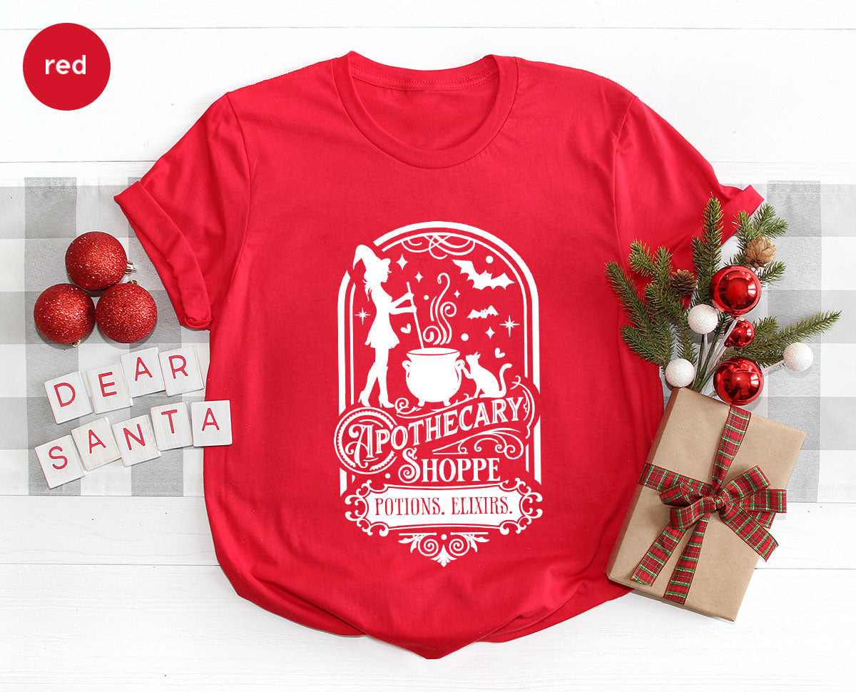 Funny Witch Shirt, Halloween Party Tshirt, Apothecary product image 108
