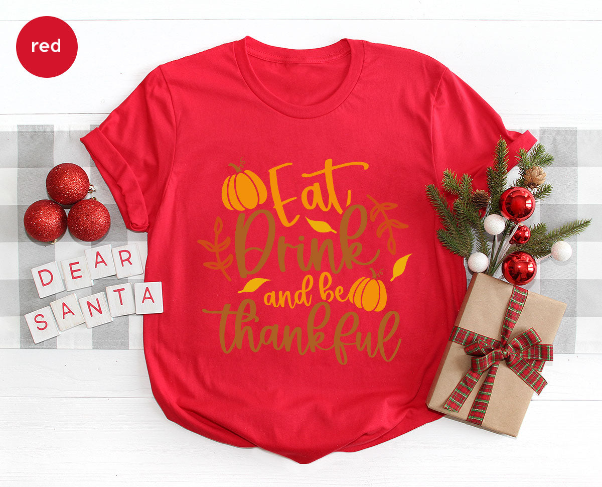 Cute Pumpkin T-Shirt, Fall Graphic Tees, Thankful Gifts product image 70