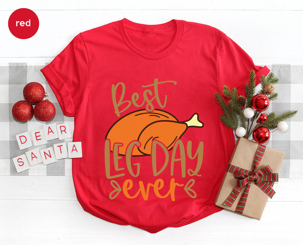 Funny Thanksgiving Shirts, Turkey Graphic Tees, Fall product image 46