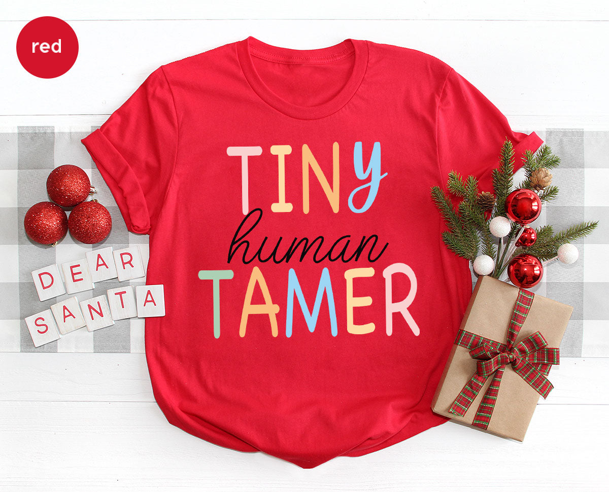 Teacher Shirt, Tiny Human Tamer, Kindergarten Preschool product image 127