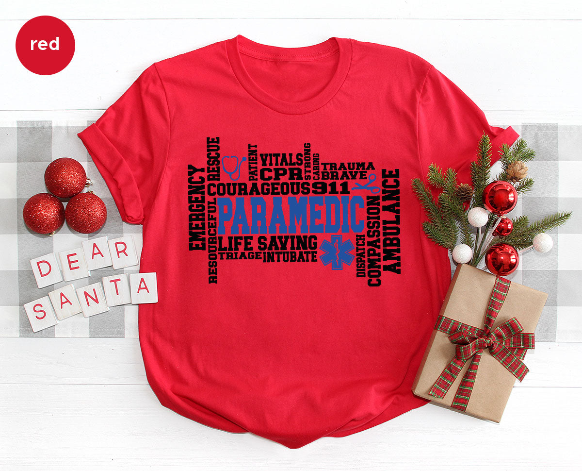 Paramedic T-Shirt, Ambulance Shirt, Life Saver Gift For product image 44