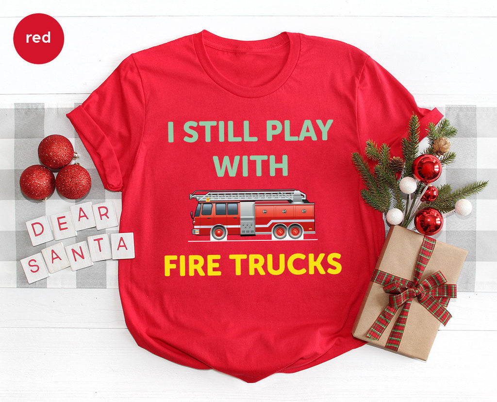 Fire Truck Shirt, Funny Fighter T-Shirt, Fireman Tee product image 52