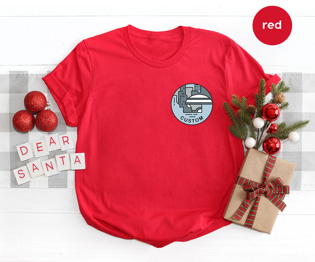 Custom Galaxy Sweatshirt, Customizable Pocket Tee for product image 5