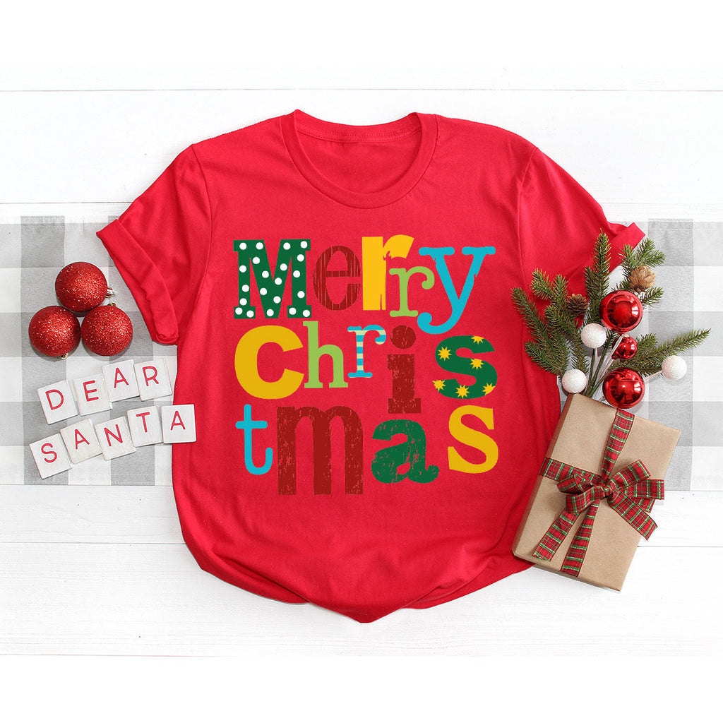 Merry Christmas Shirt, Family 2023 Tee, Xmas T-Shirt product image 24
