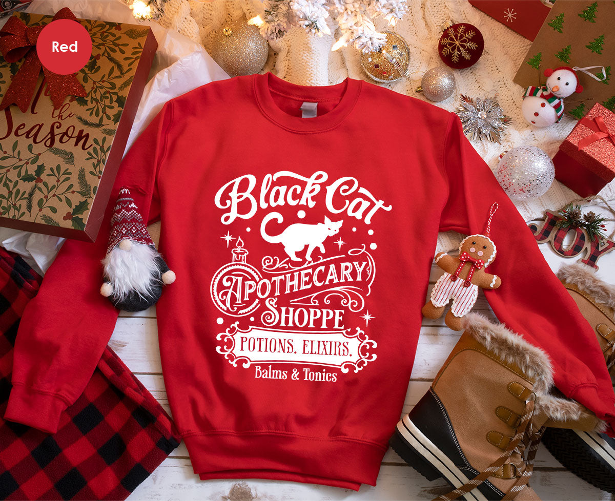 Halloween Party T-Shirt, Spooky Sweatshirt, Gifts, Cat product image 27