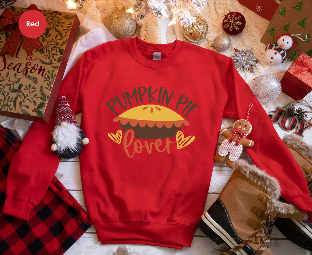 Kids Thanksgiving Shirts, Pumpkin Pie Graphic Tees, Gift product image 59