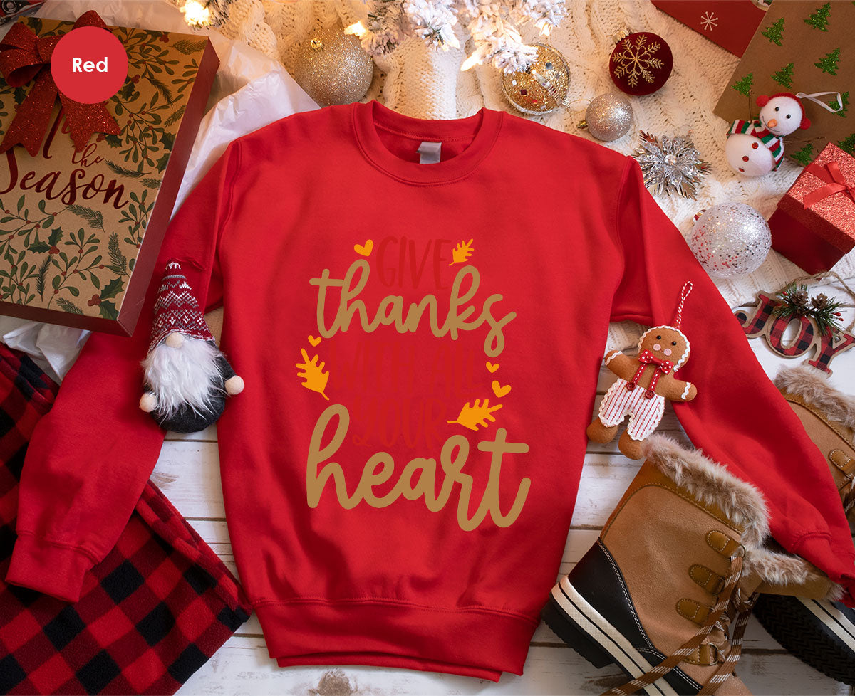 Cute Fall Clothing, Thanksgiving T-Shirt, Gift for Her product image 11