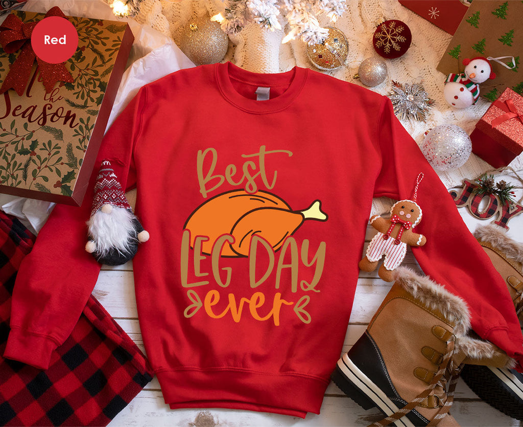 Funny Thanksgiving Shirts, Turkey Graphic Tees, Fall product image 47