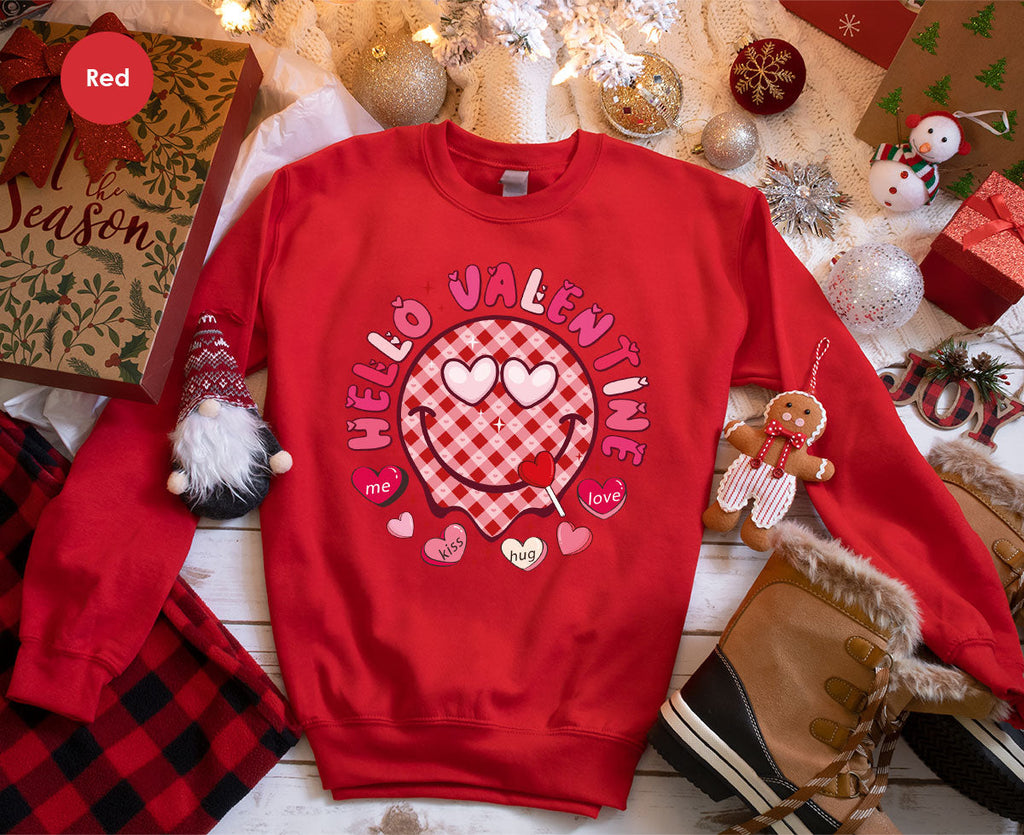Hello Valentine Shirt, Valentine's Day Love Gift for My product image 34