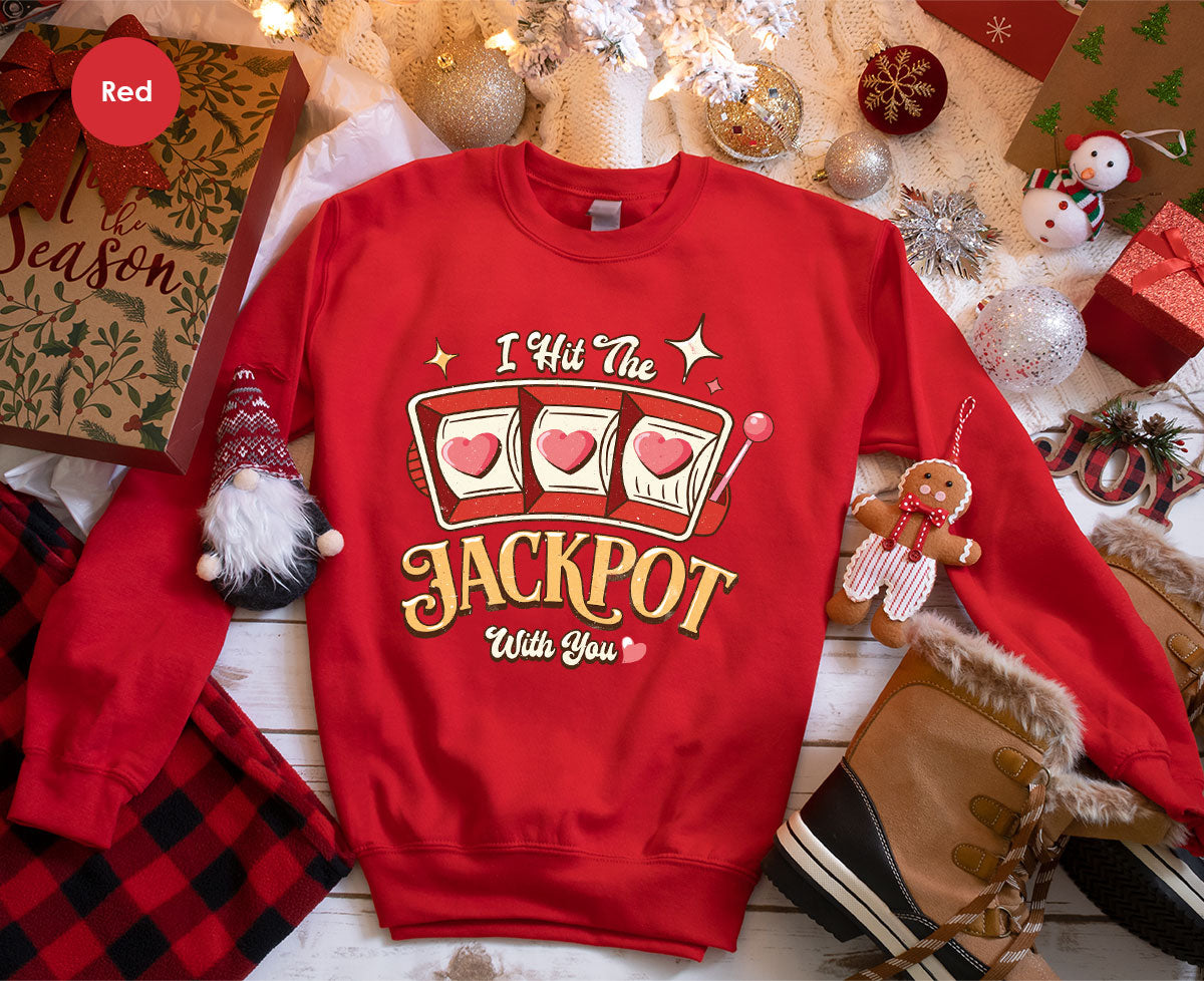 I Hit The Jackpot With You Shirt, Romantic Valentine's Day product image 50