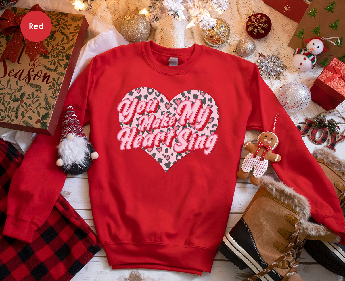 You Make My Heart Sing Shirt, Valentine's Day Romantic Gift product image 50