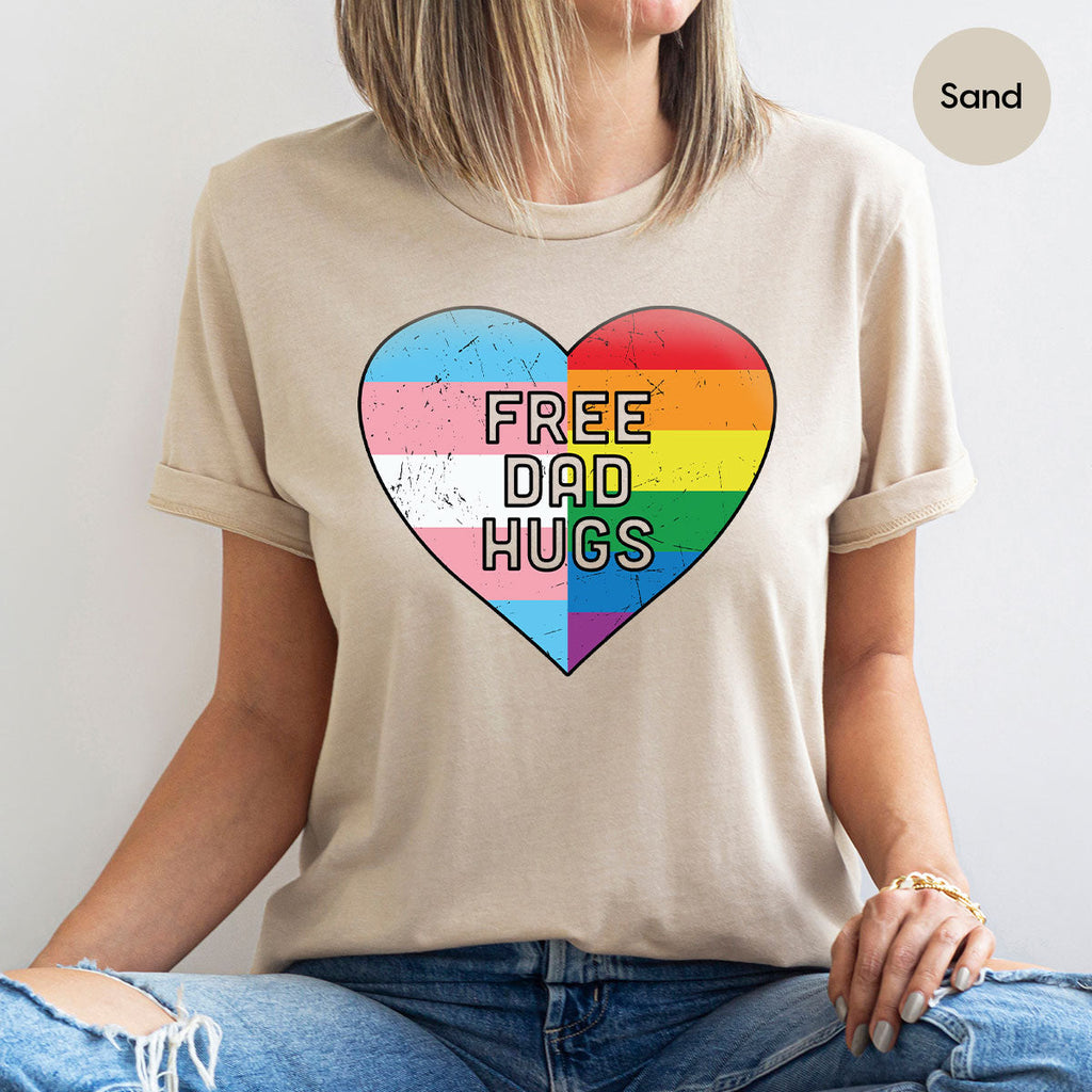 Free Dad Hugs Shirt, LGBT Pride T-Shirt product image 50