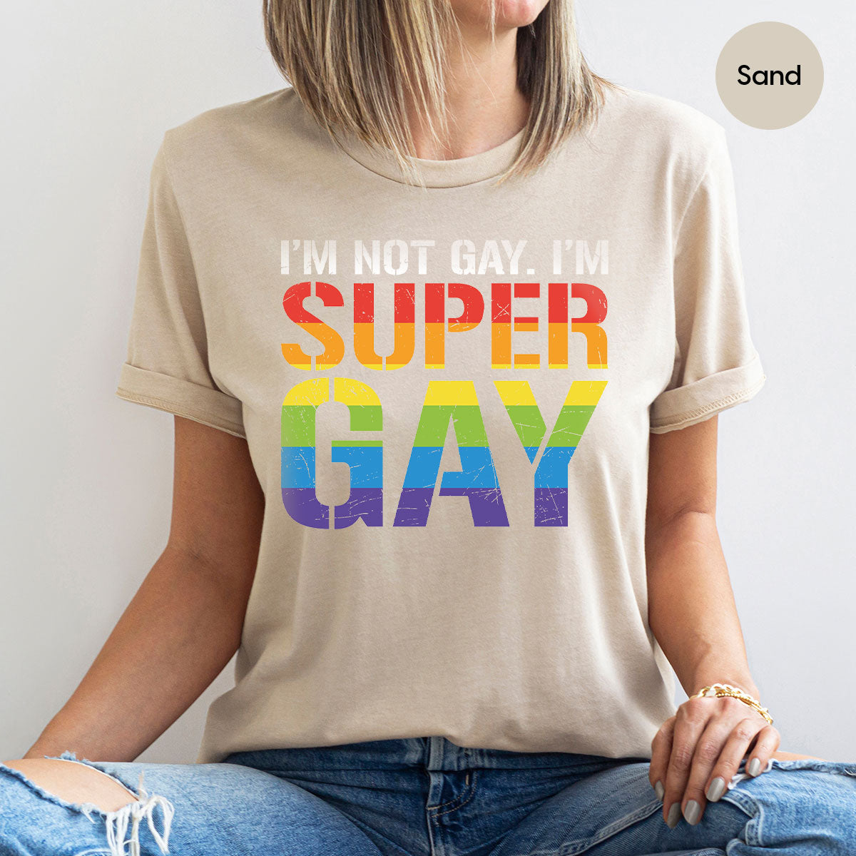 Super Gay Shirt, LGBT Power T-Shirt, Tee product image 44