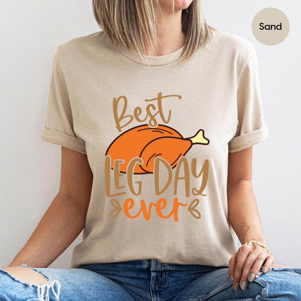 Funny Thanksgiving Shirts, Turkey Graphic Tees, Fall product image 48