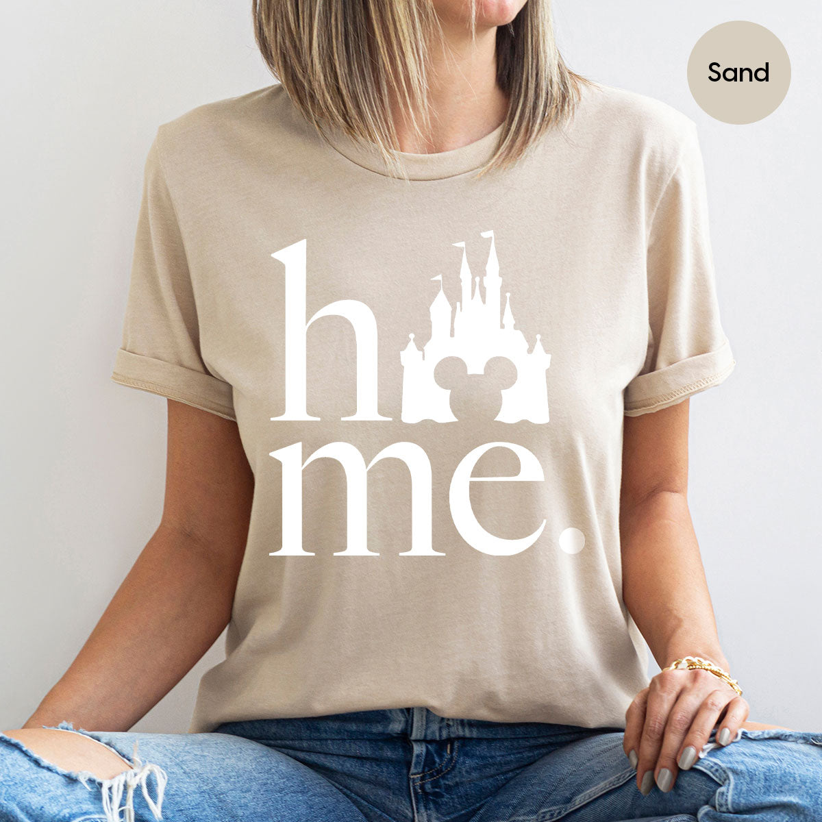 Disney Shirt, Family Home Sweatshirt, World Castle Graphic product image 50