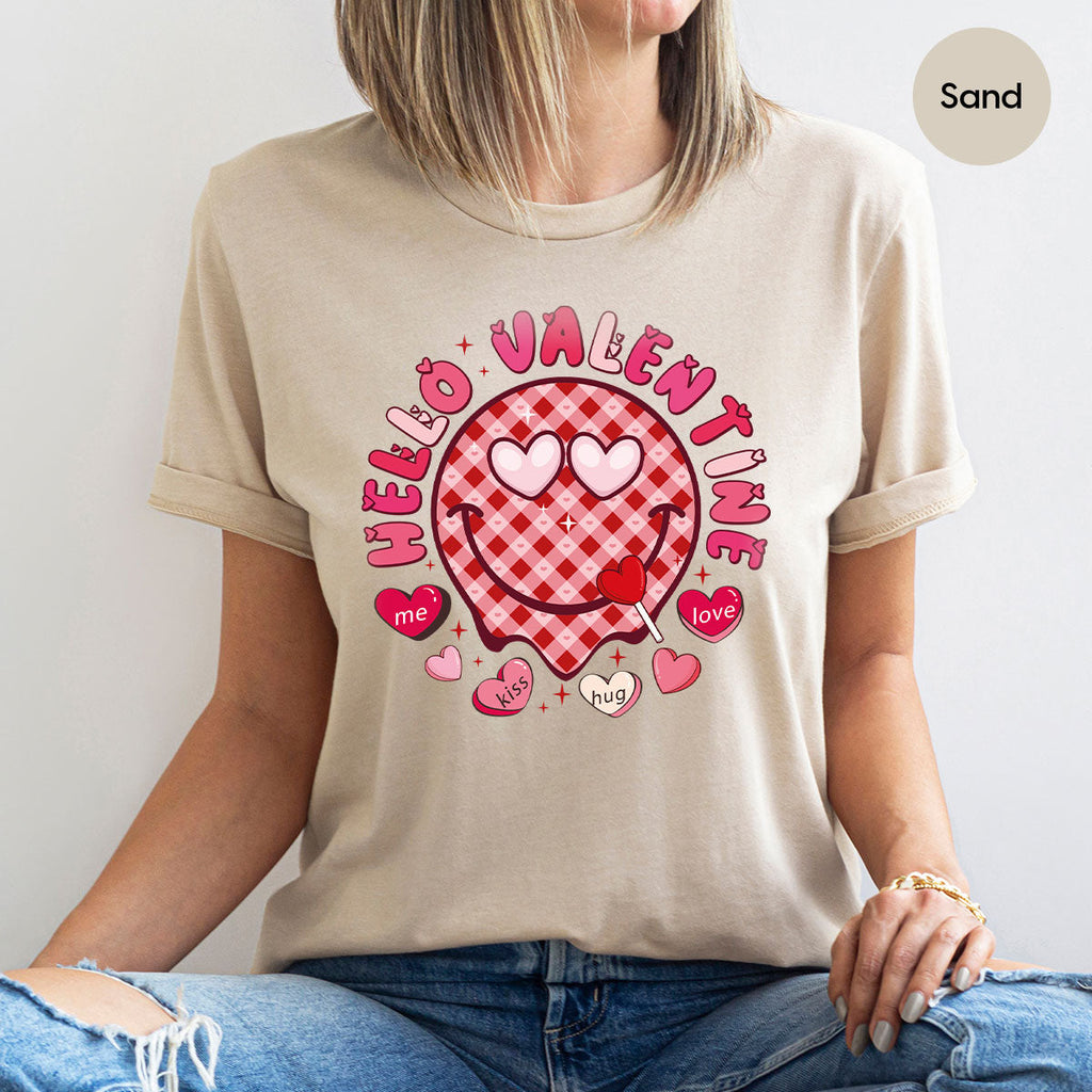 Hello Valentine Shirt, Valentine's Day Love Gift for My product image 35