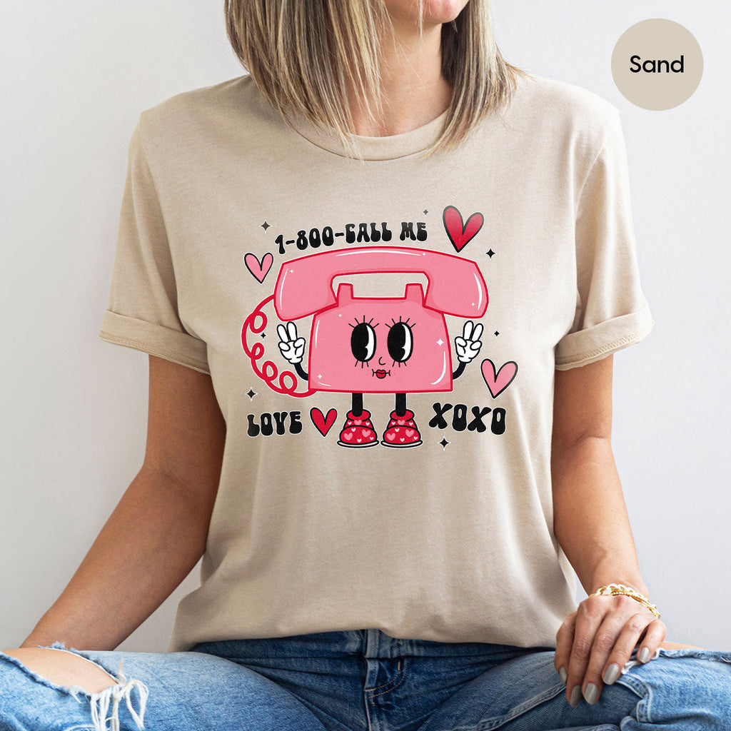 Call Me Lover Shirt, Funny Valentine's Day Cute Love T-Shirt product image 51