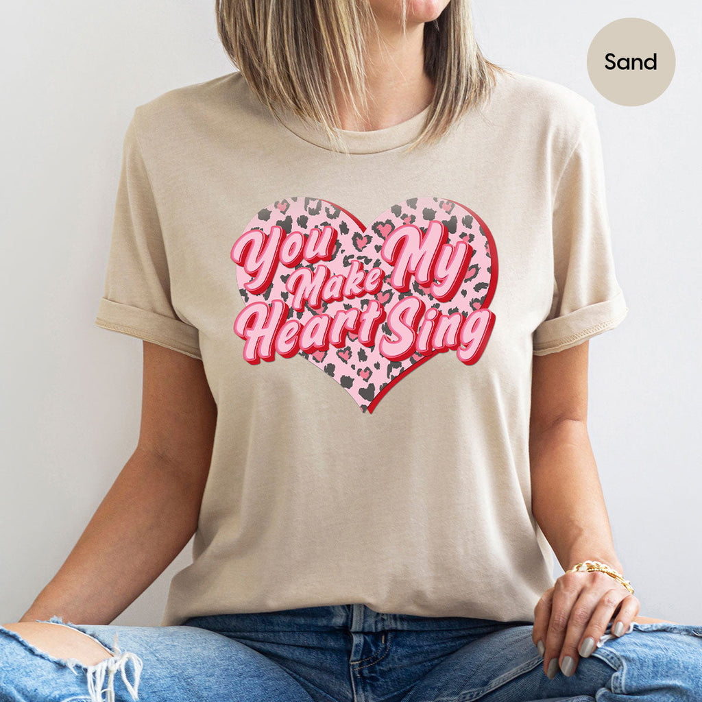 You Make My Heart Sing Shirt, Valentine's Day Romantic Gift product image 51