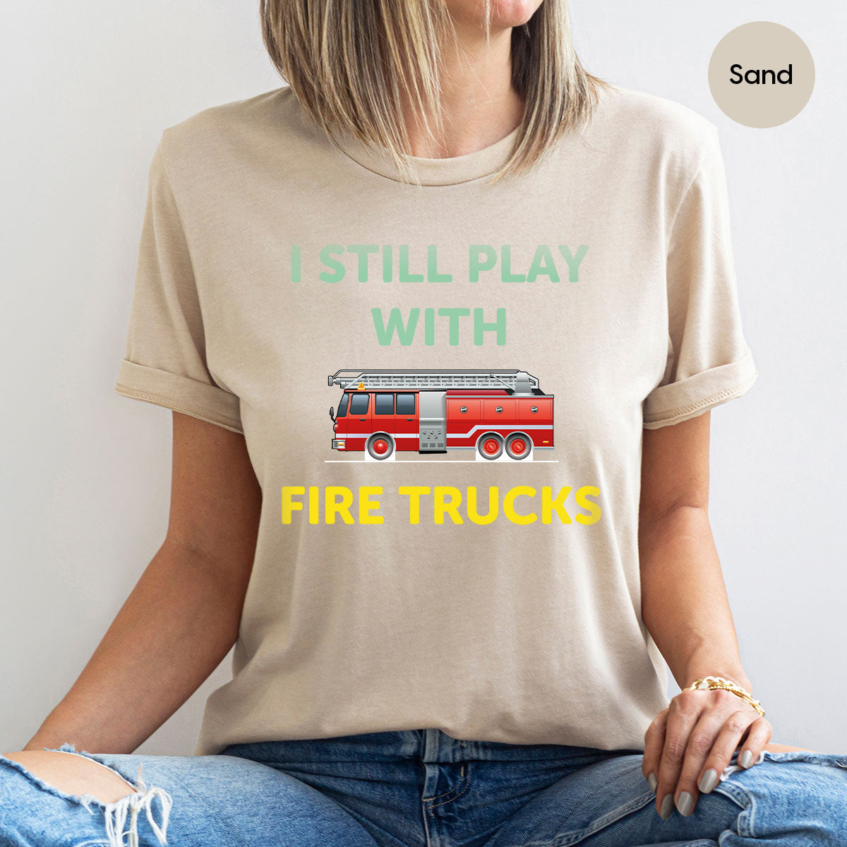 Fire Truck Shirt, Funny Fighter T-Shirt, Fireman Tee product image 53