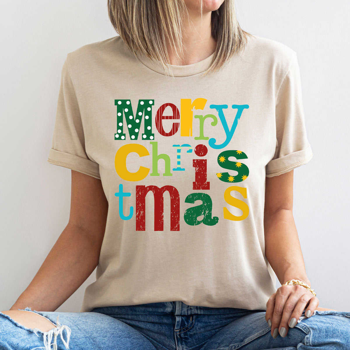 Merry Christmas Shirt, Family 2023 Tee, Xmas T-Shirt product image 25