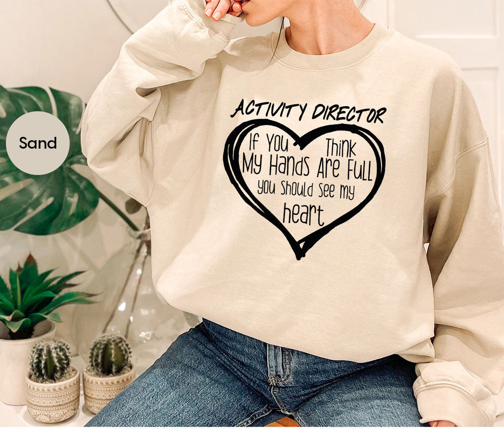 Activity Director Shirt, Love Heart Gift For Couples product image 38