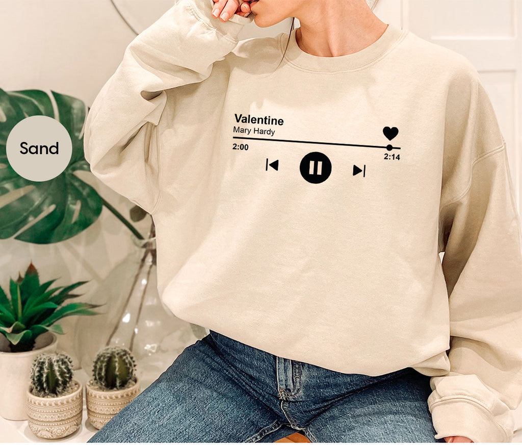Valentine's Day Shirt, Play Music For Playlist T-Shirt product image 20
