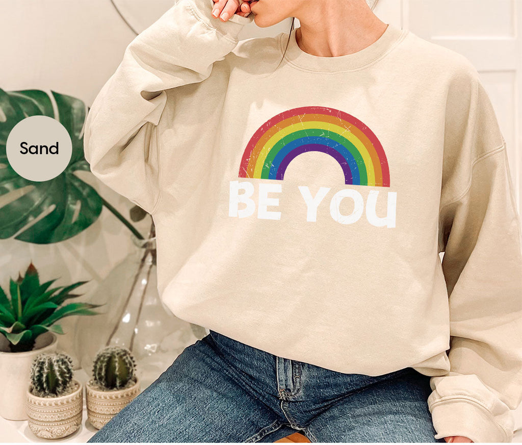 Rainbow T-Shirt, Be You Shirt, LGBT Pride product image 45