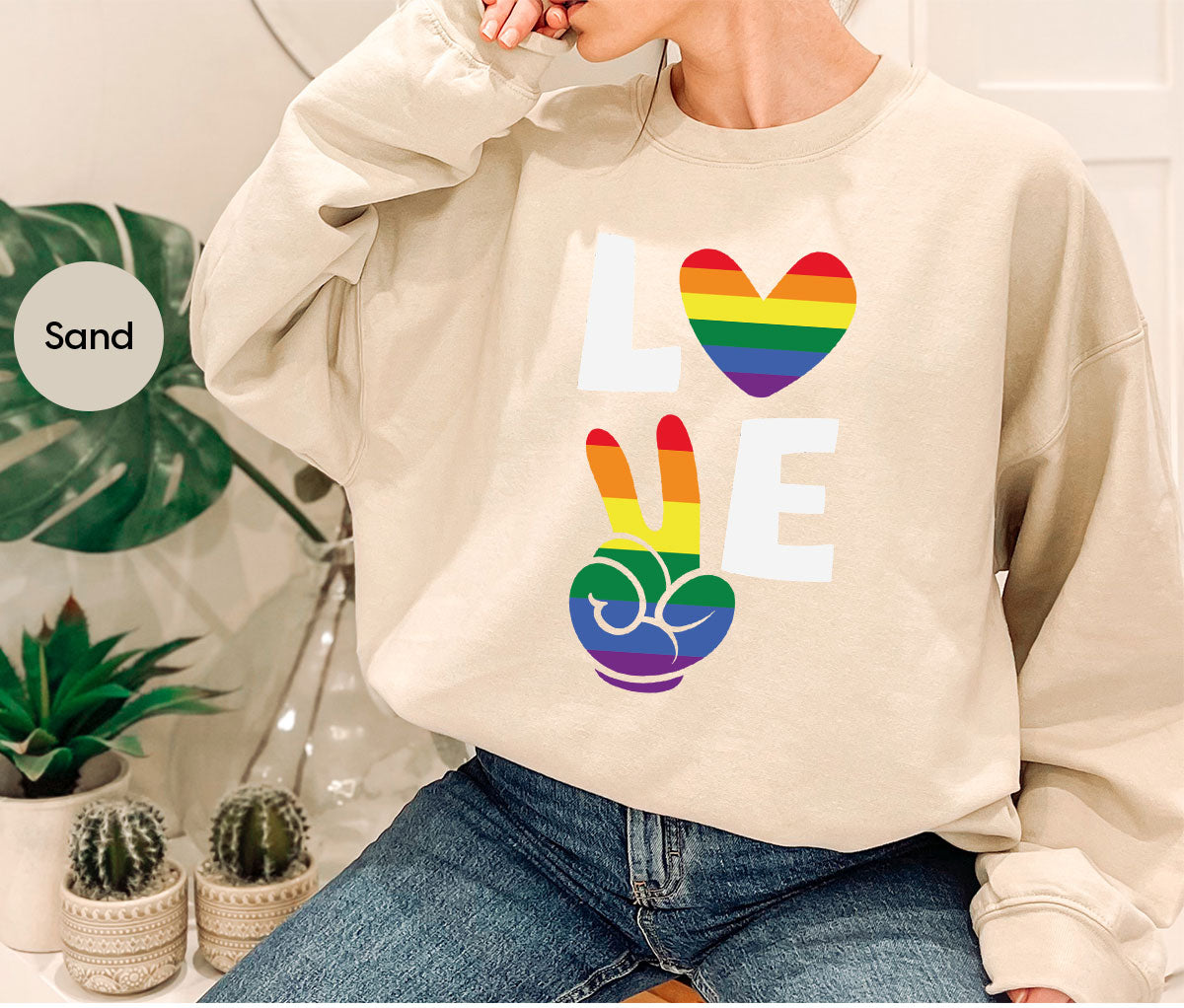 LGBT Love Shirt, Rainbow Glory T-Shirt, Pride Tee product image 51