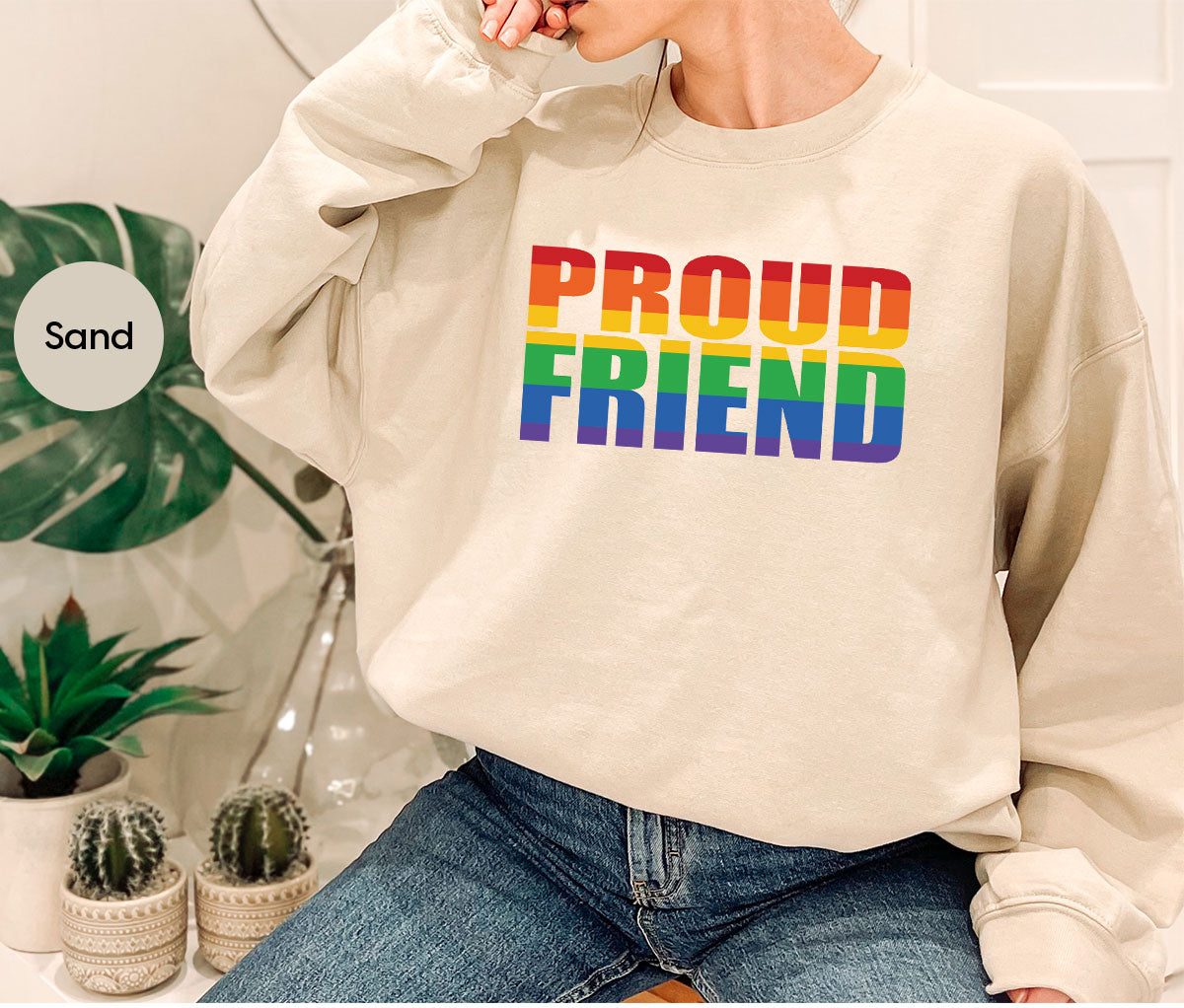 LGBT Friendship Shirt, Proud Friend T-Shirt, Gift Tee product image 49