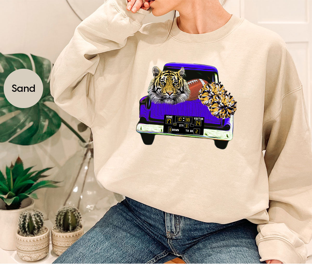 Football Truck Shirt, Tiger Graphic Tees, Mom TShirt, Gifts product image 67