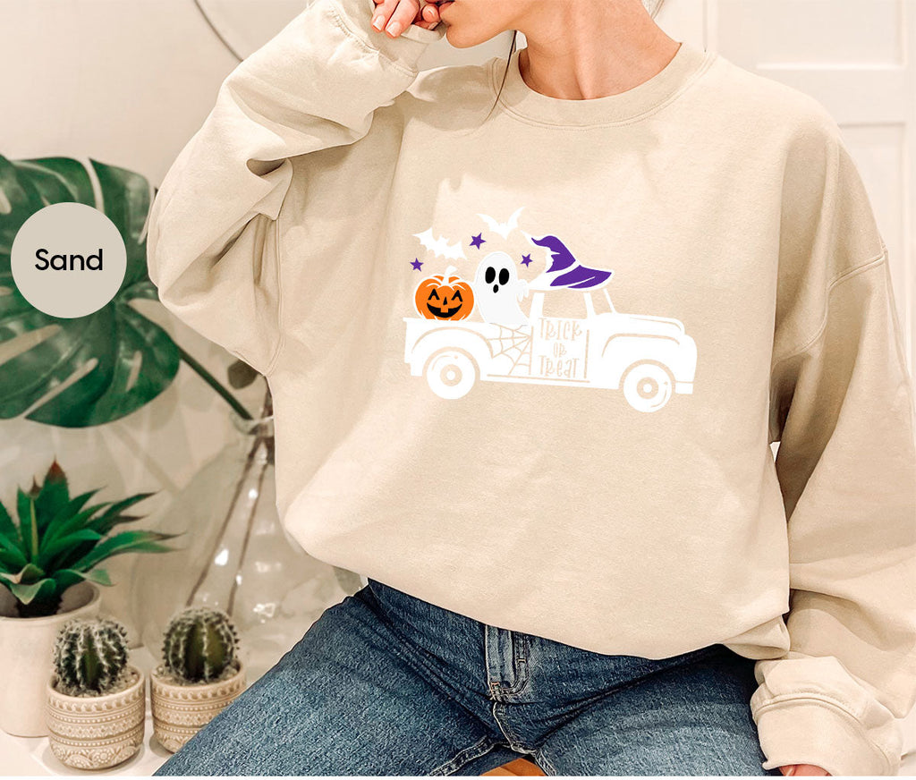 Halloween Sweatshirt, Gifts, Pumpkin Graphic Tees, Spooky product image 51