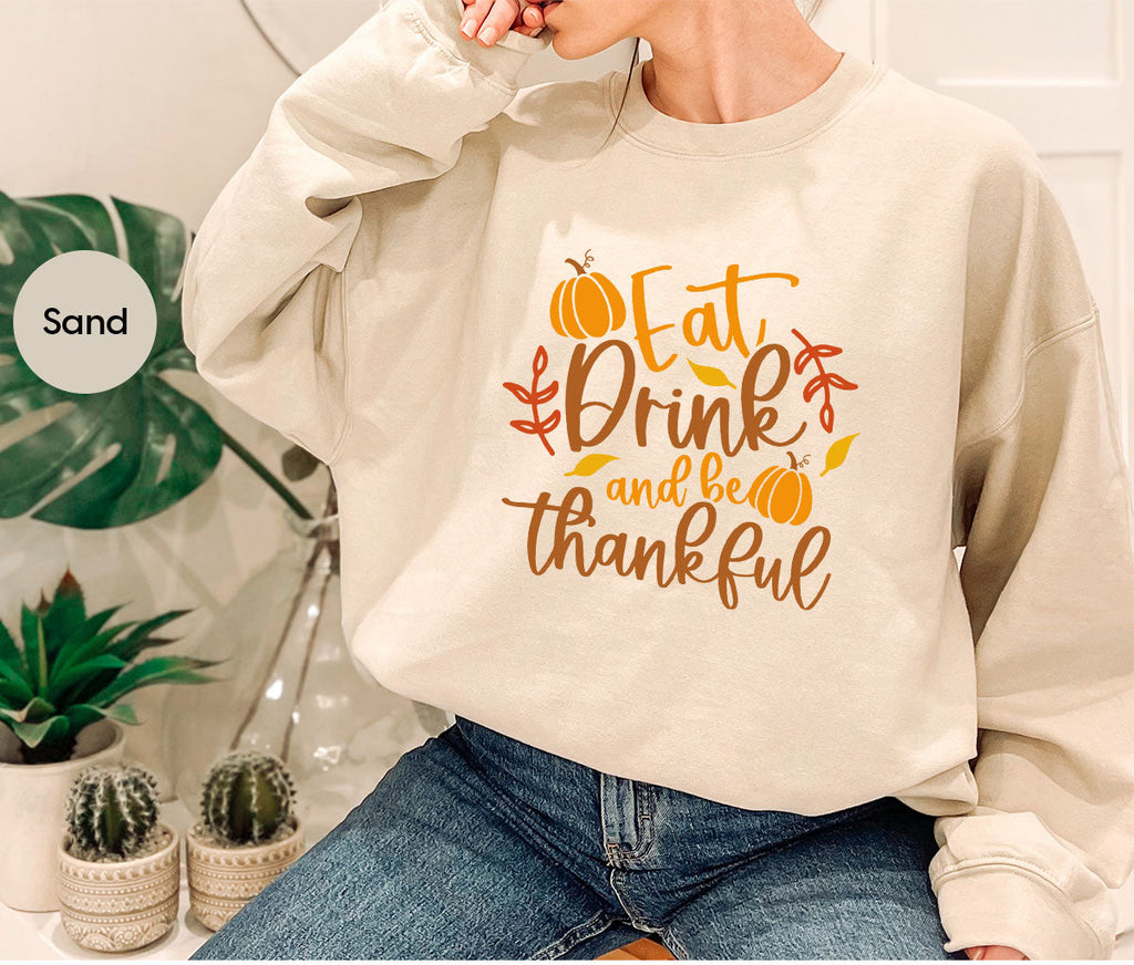 Cute Pumpkin T-Shirt, Fall Graphic Tees, Thankful Gifts product image 73