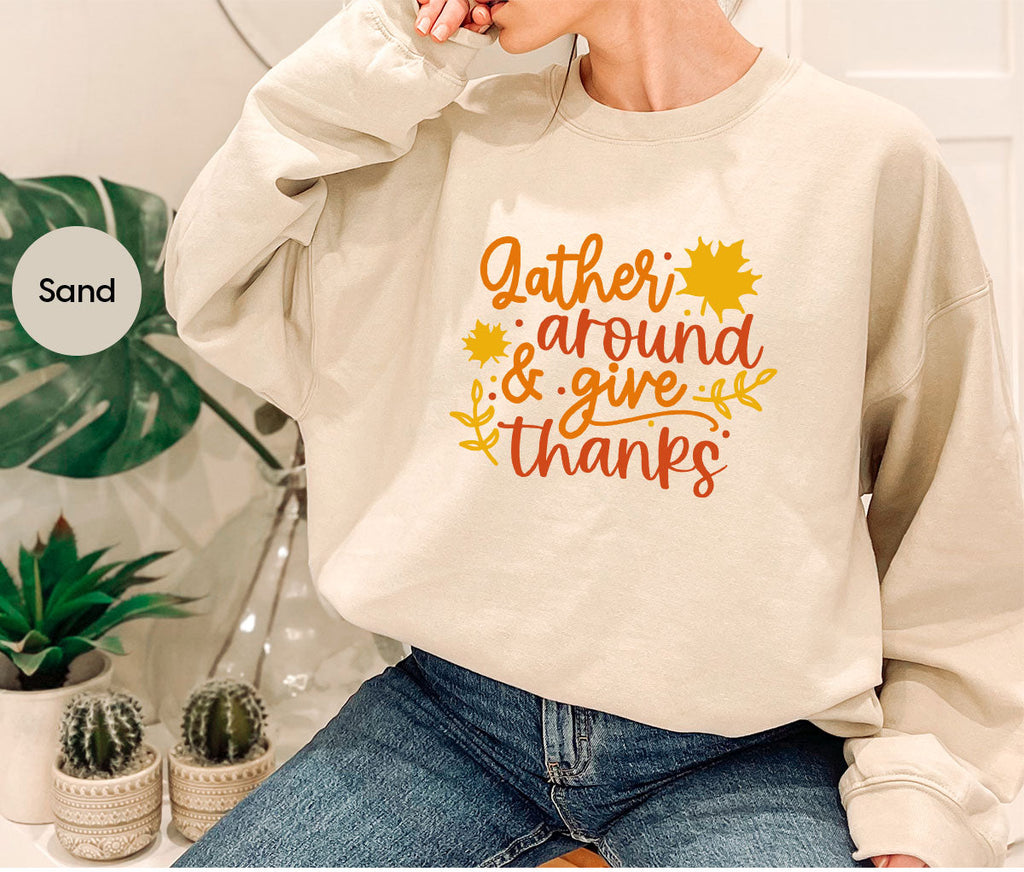Thanksgiving Sweatshirts, Gifts for Family, Kids Fall product image 61