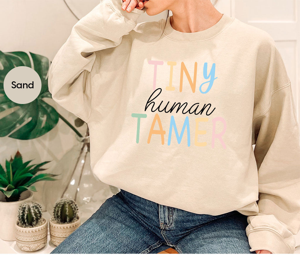 Teacher Shirt, Tiny Human Tamer, Kindergarten Preschool product image 129
