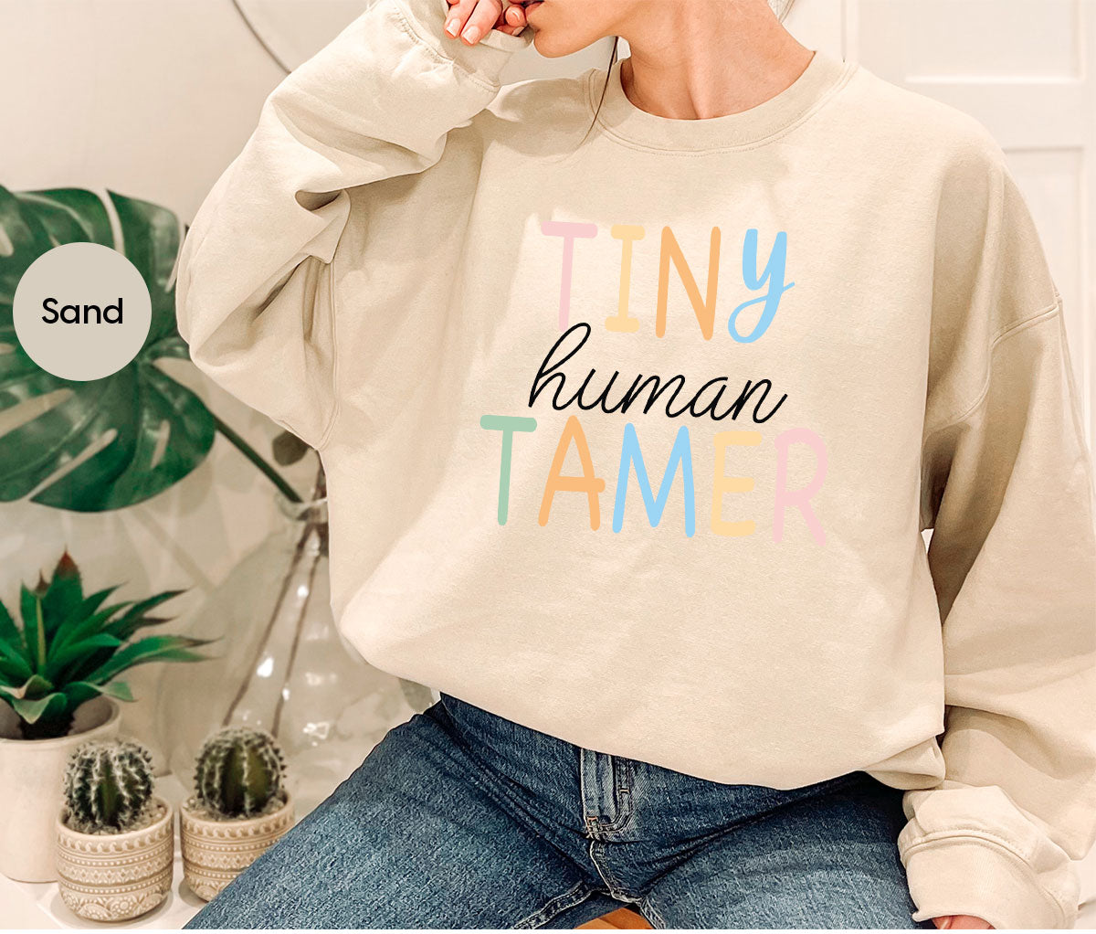Teacher Shirt, Tiny Human Tamer, Kindergarten Preschool product image 129