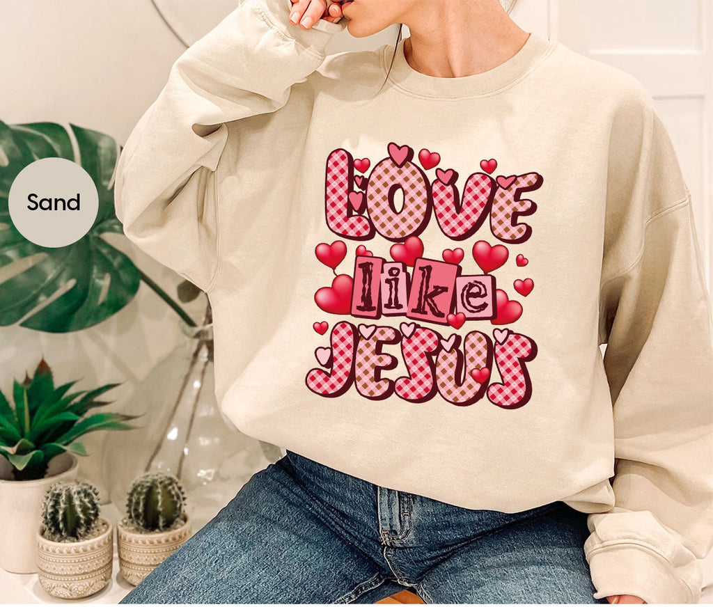 Love Like Jesus Shirt, Valentine's Day Best Gift for Lovers product image 52