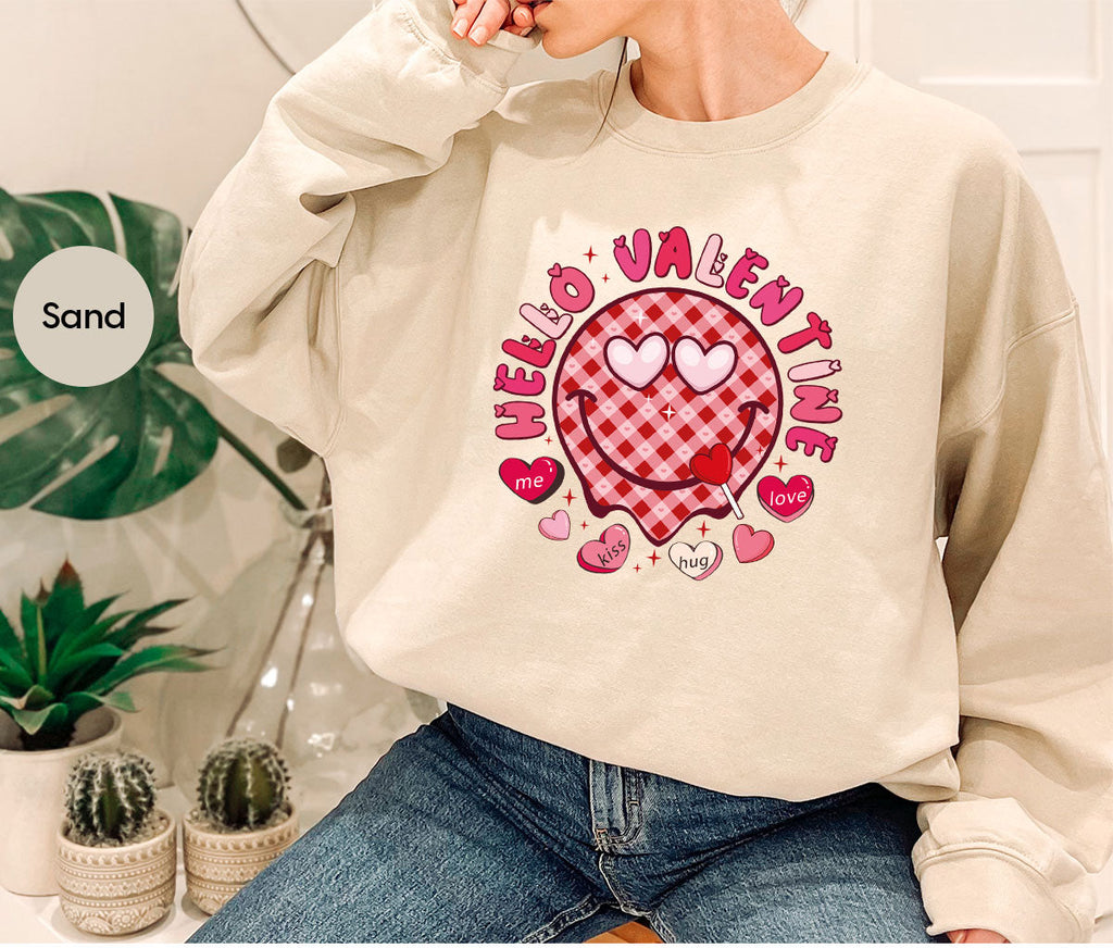 Hello Valentine Shirt, Valentine's Day Love Gift for My product image 36