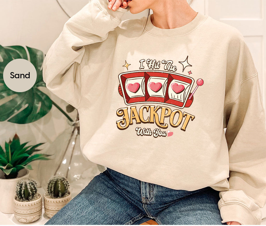 I Hit The Jackpot With You Shirt, Romantic Valentine's Day product image 52