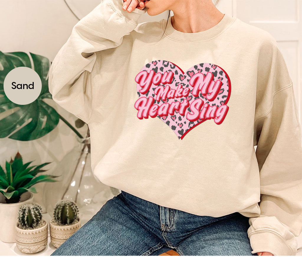 You Make My Heart Sing Shirt, Valentine's Day Romantic Gift product image 52