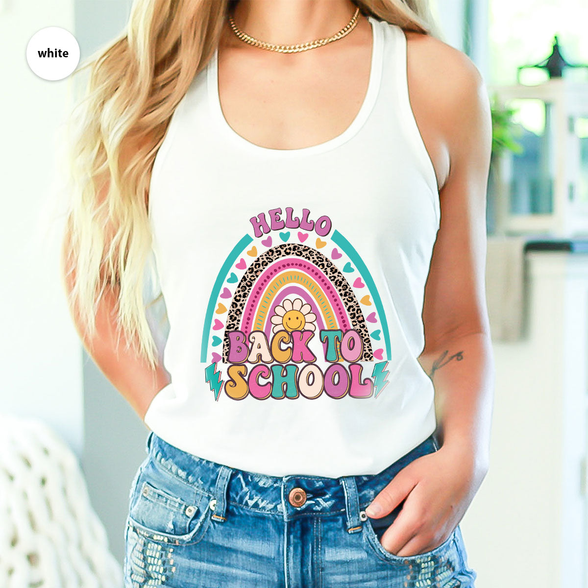 Inspirational Teacher Shirt, First Day Of School Clothing product image 5