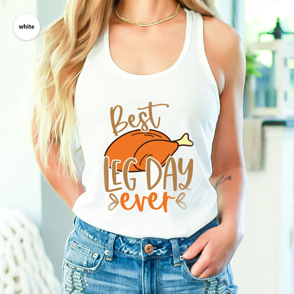 Funny Thanksgiving Shirts, Turkey Graphic Tees, Fall product image 57