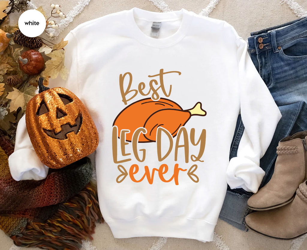 Funny Thanksgiving Shirts, Turkey Graphic Tees, Fall product image 56